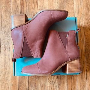 TOMS Esme Boot - Leather Size 9